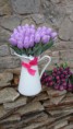 Umelé tulipány fialové